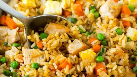 Fried Rice, Chicken Fry, Vegetable